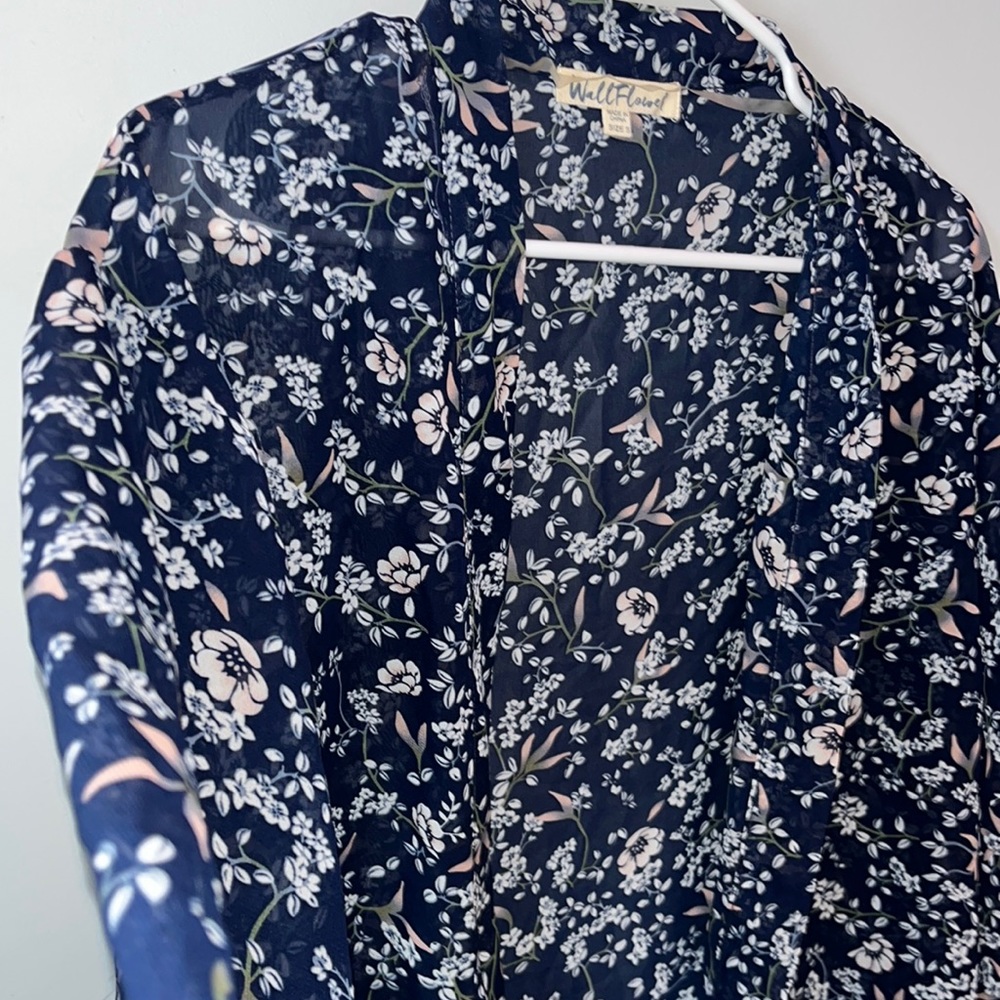 Floral kimono, Wall Flower size small